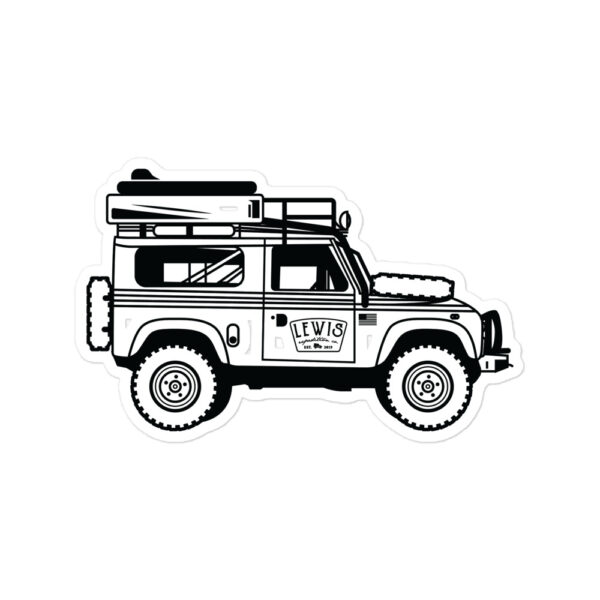 Defender Camel sticker
