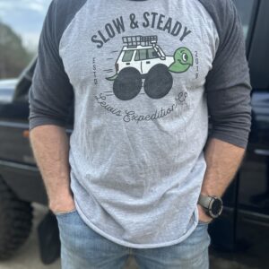 3/4 sleeve Slow and Steady shirt