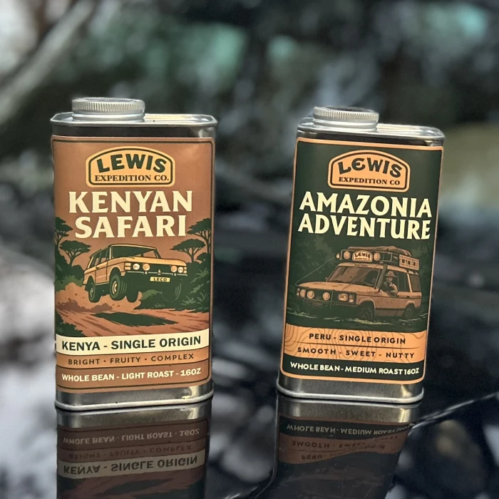 single origin coffee beans tins